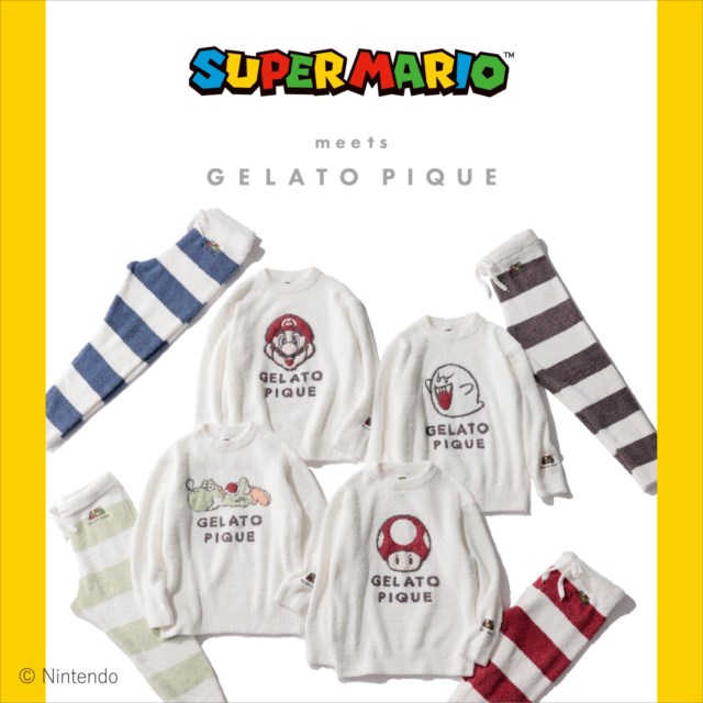 ジェラート ピケとスーパーマリオがコラボ！「SUPER MARIO meets