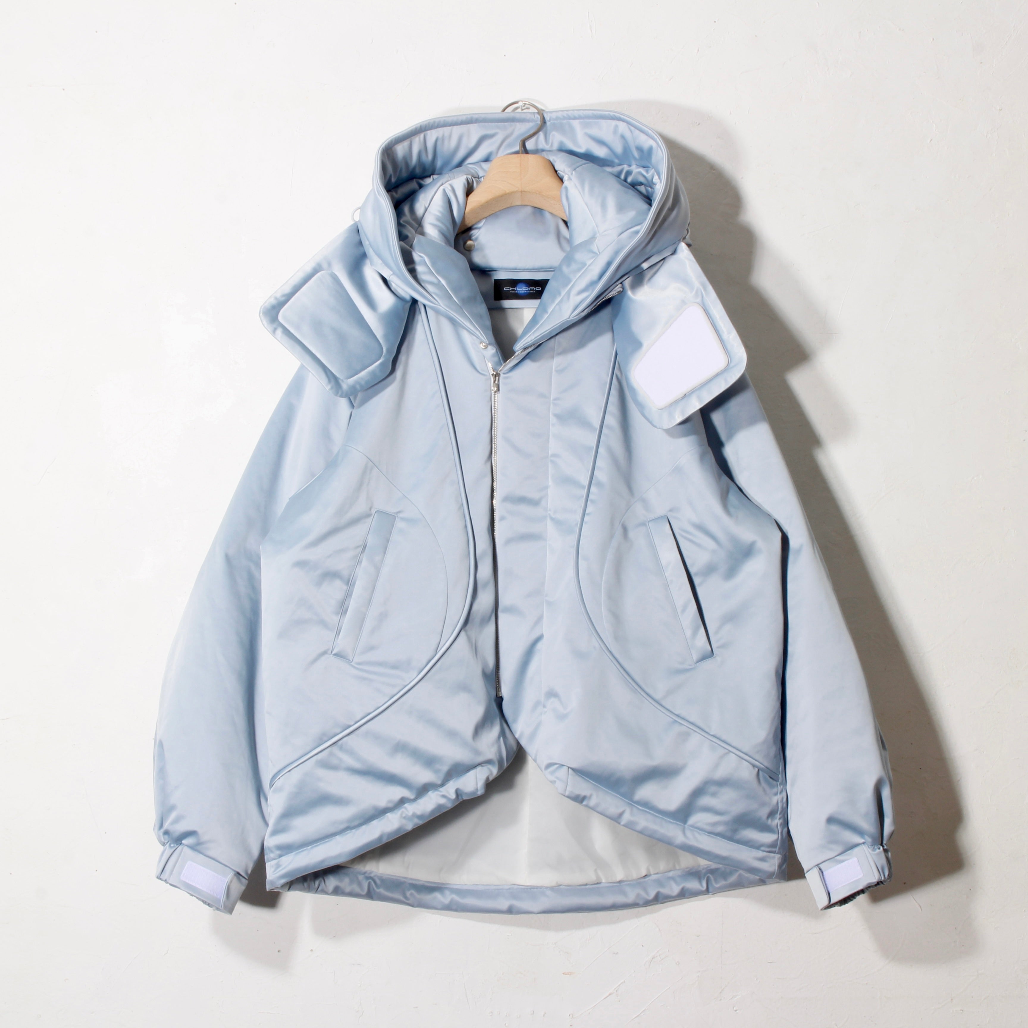 シェルターコート:round model / セルリアンシルバー – MIKIRIHASSHIN