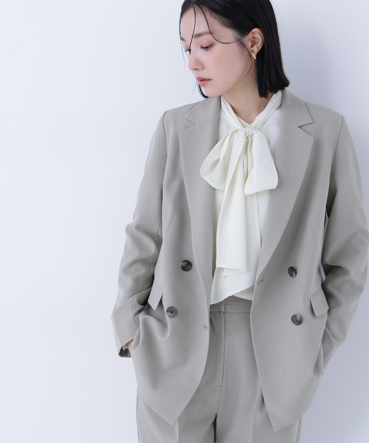 クラッシー SETUP ダブルブレストジャケット | NATURAL BEAUTY BASIC