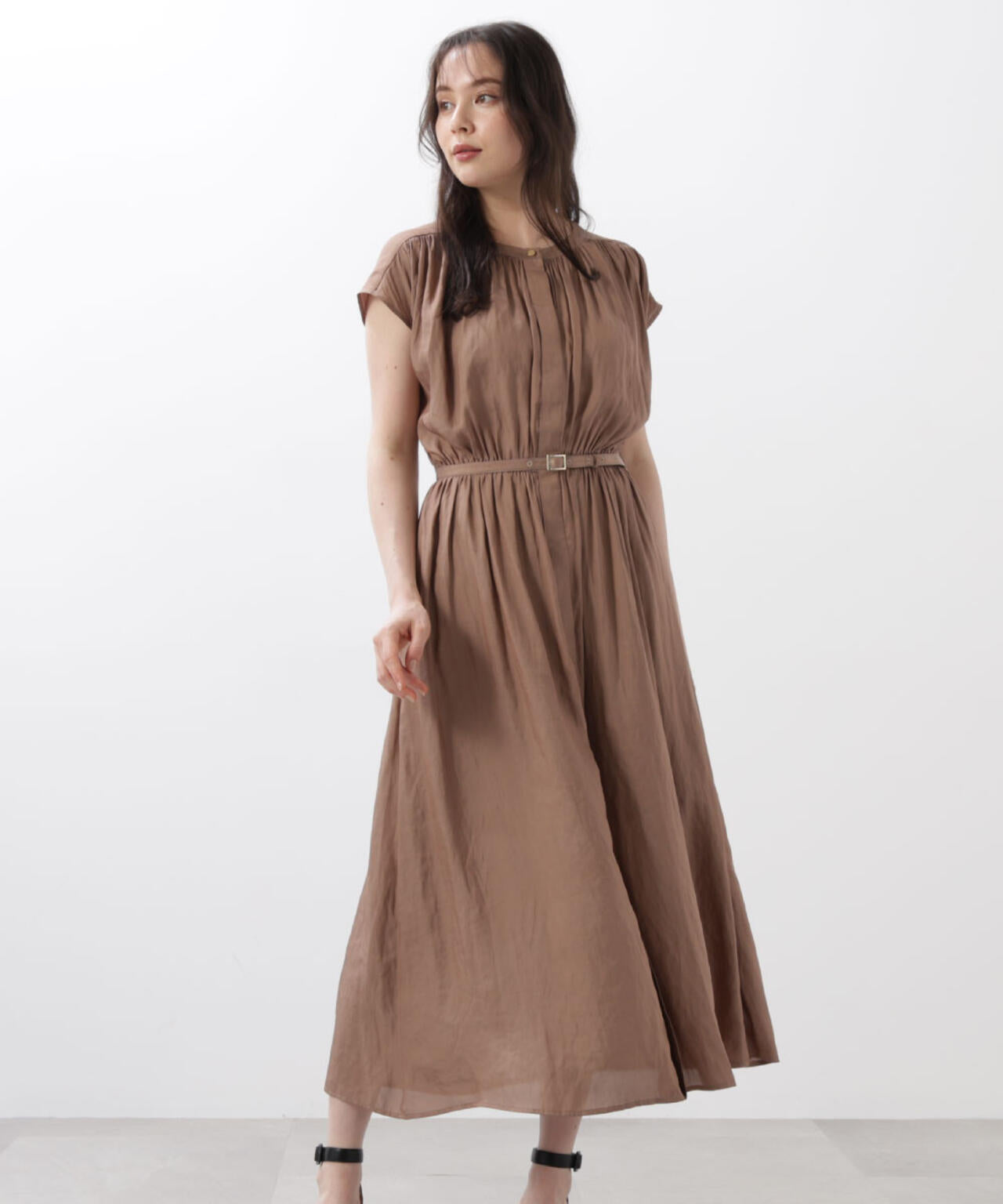 ベルト付きギャザーワンピース | PINKY&DIANNE（ピンキー&ダイアン