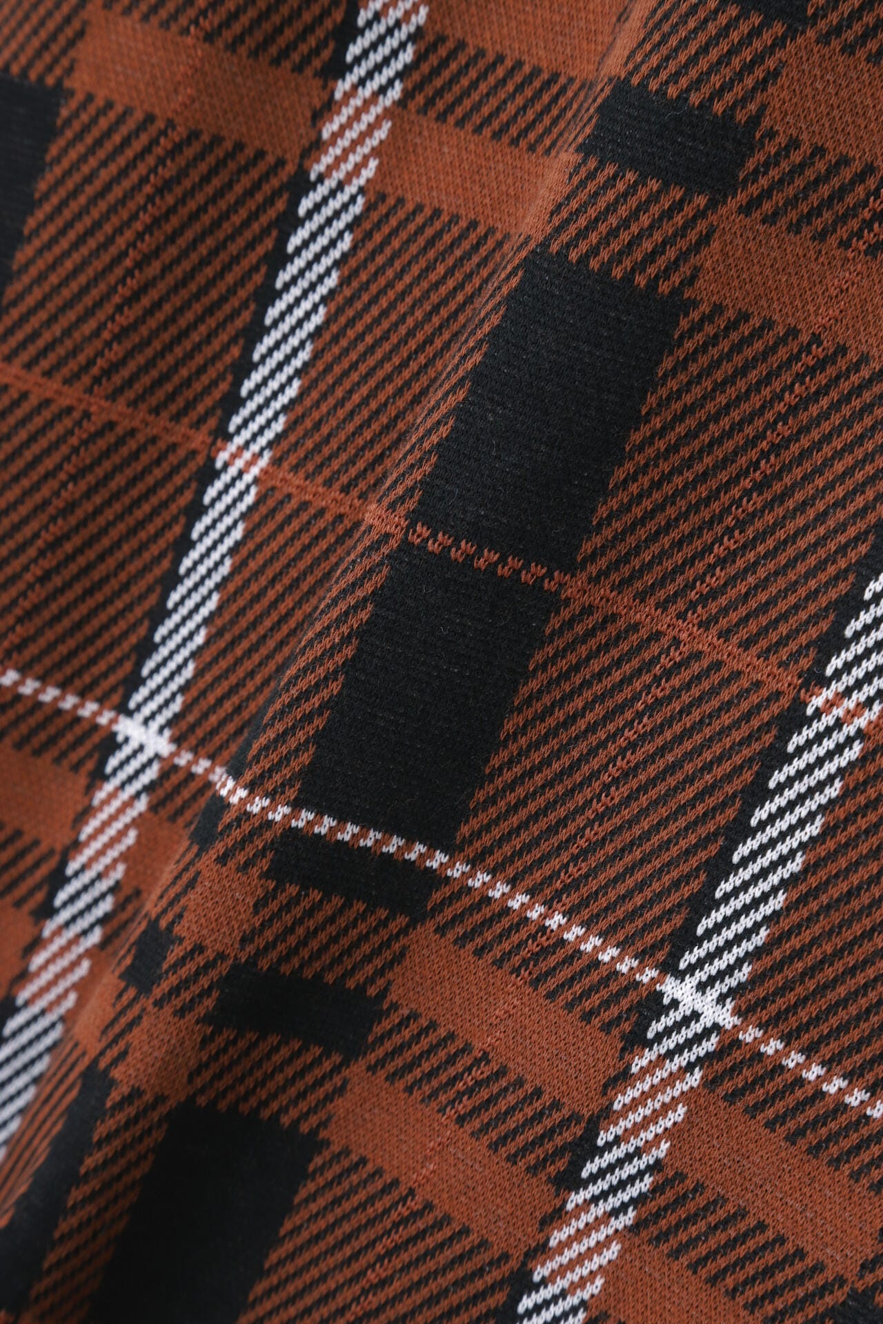 Wジャガード 長袖カットソープルオーバー ＜CHECKシリーズ＞ | PEARLY