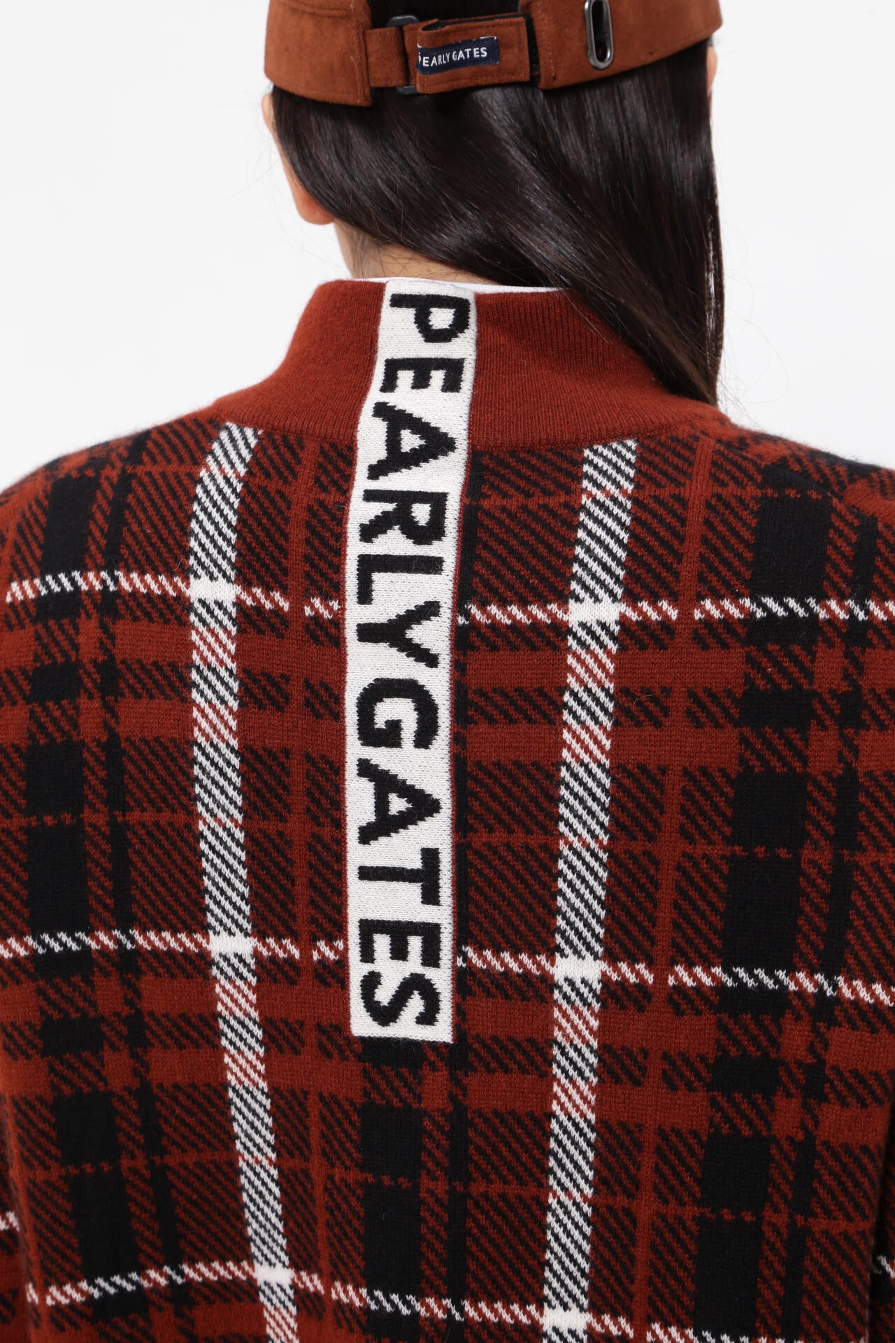 カシミヤ天竺 フルジップニットジャケット ＜CHECKシリーズ＞ | PEARLY