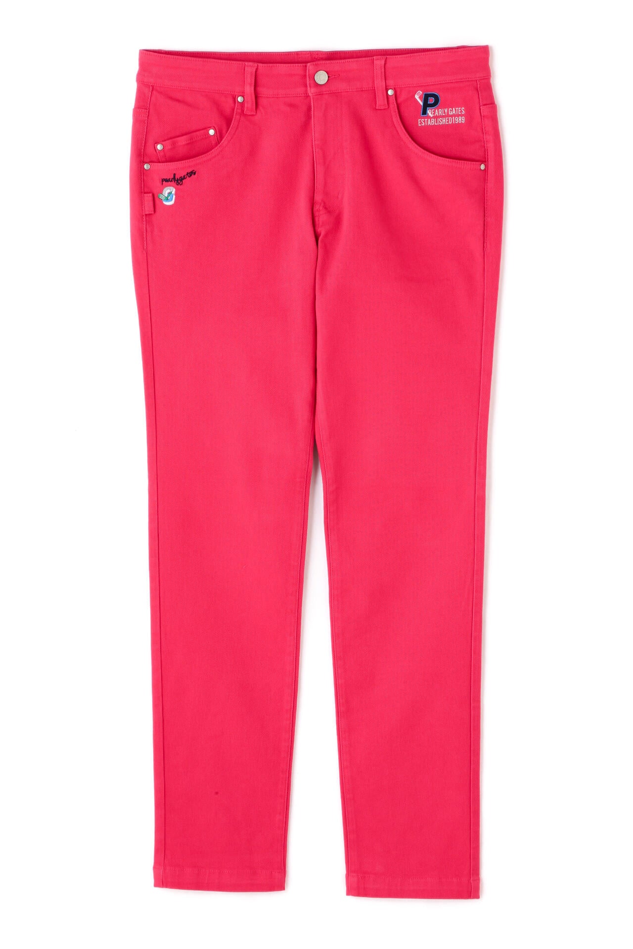 コットンストレッチツイル 表ピーチ 5ポケットパンツ | PEARLY GATES