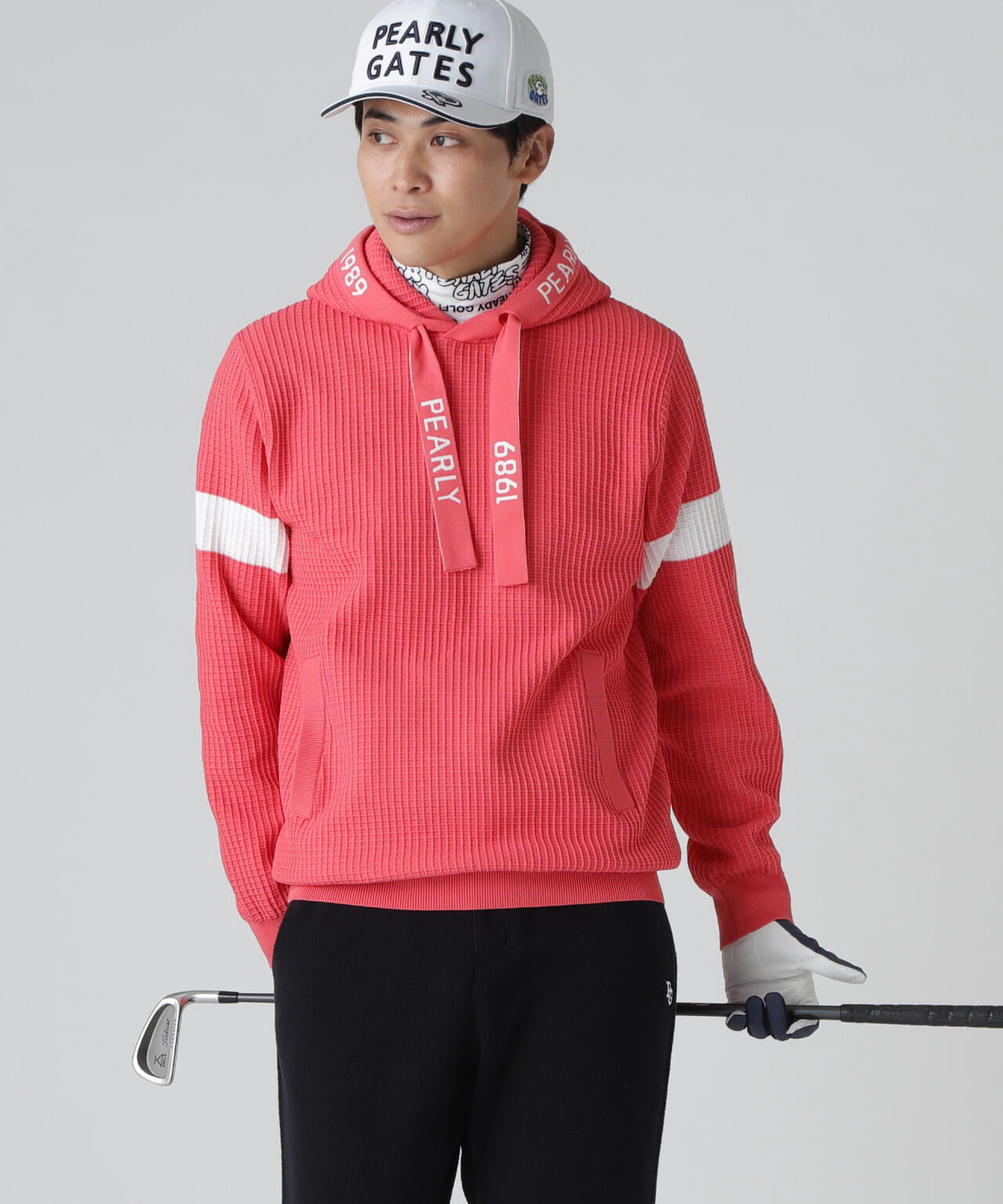 12Gダブルジャガードフーディニットプルオーバー | PEARLY GATES