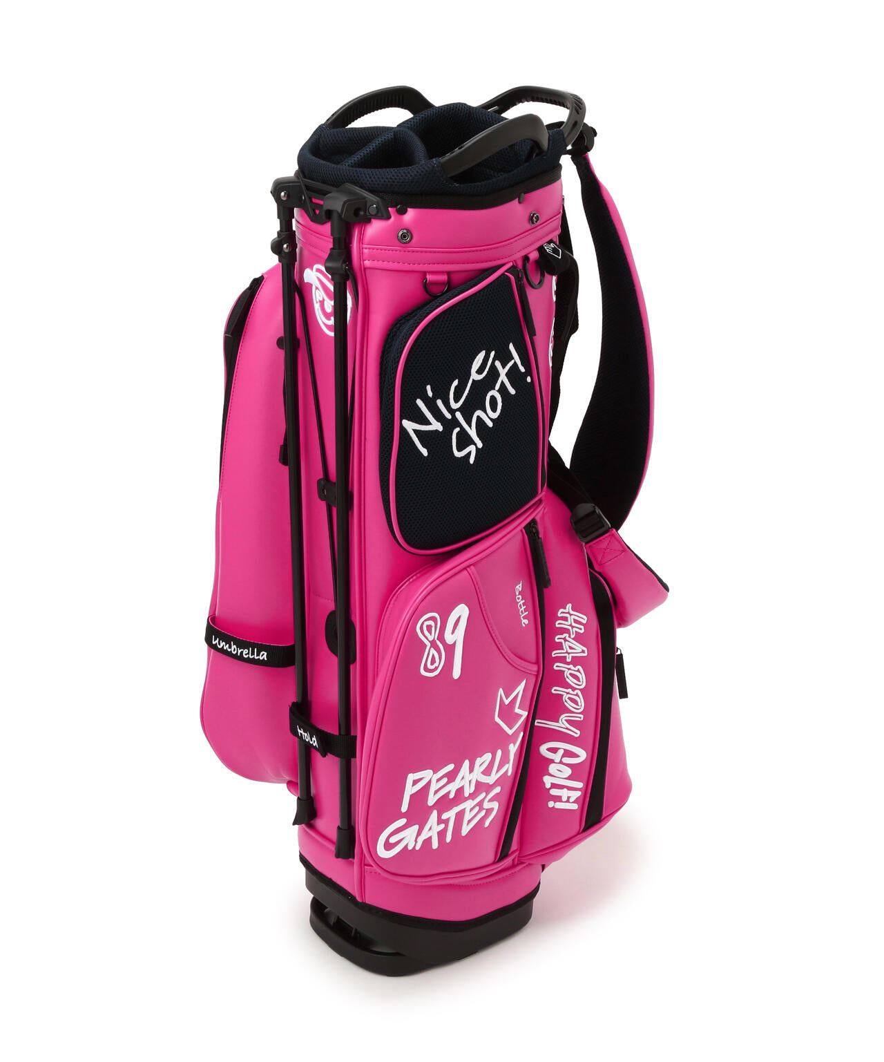 NICO合皮スタンド式キャディバッグ (46インチ対応) (UNISEX) | PEARLY