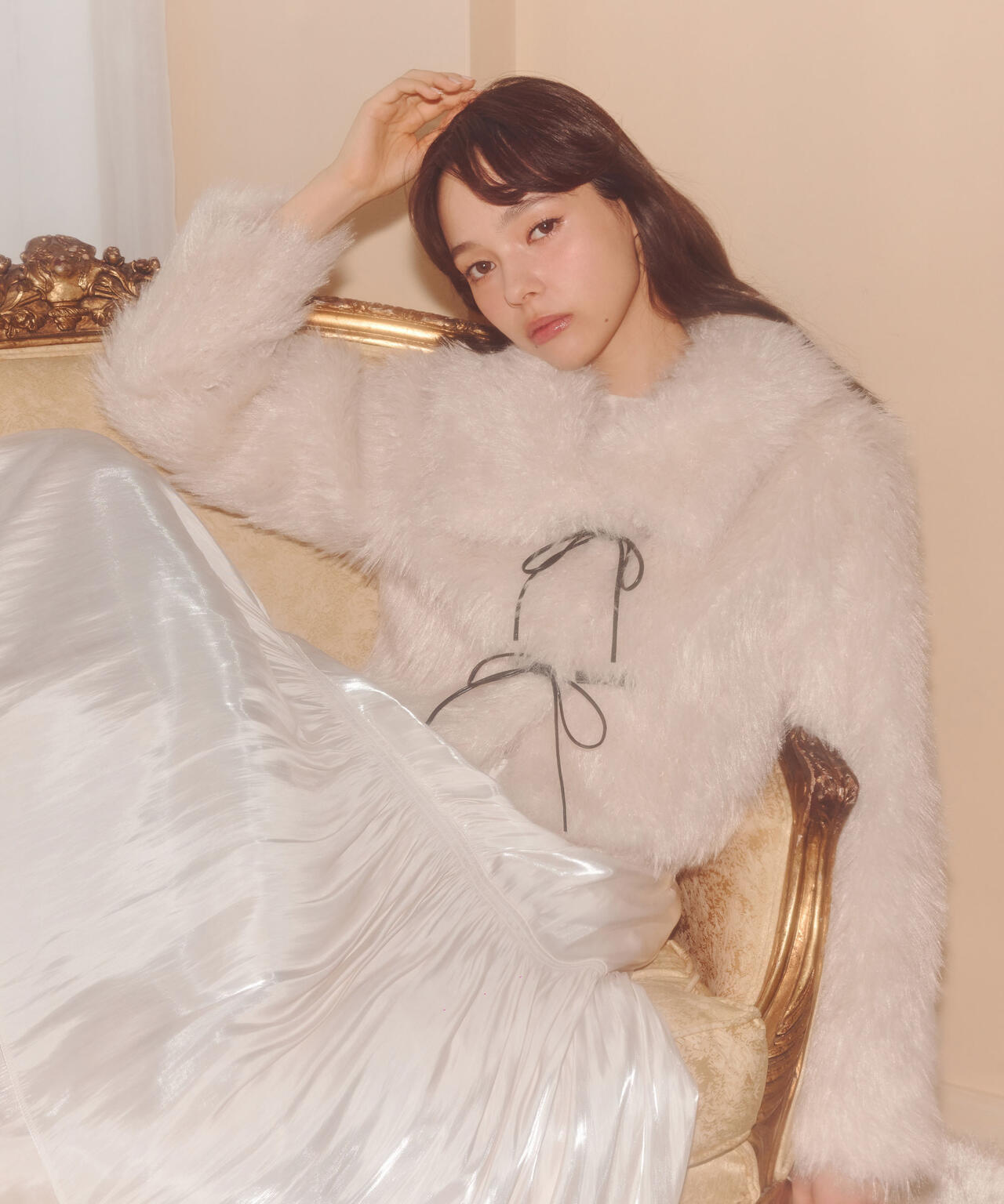 リボンダッフルショートファーコート | JILL by JILL STUART（ジル