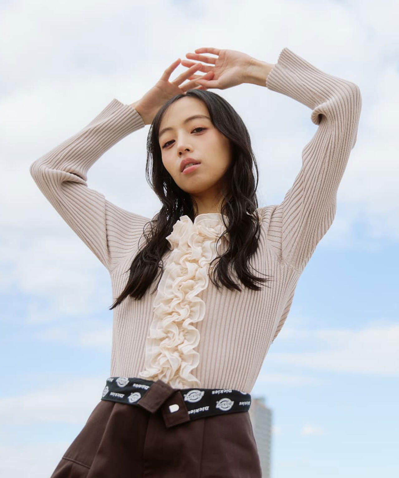 フリルトリムニット | JILL by JILL STUART（ジル バイ ジル