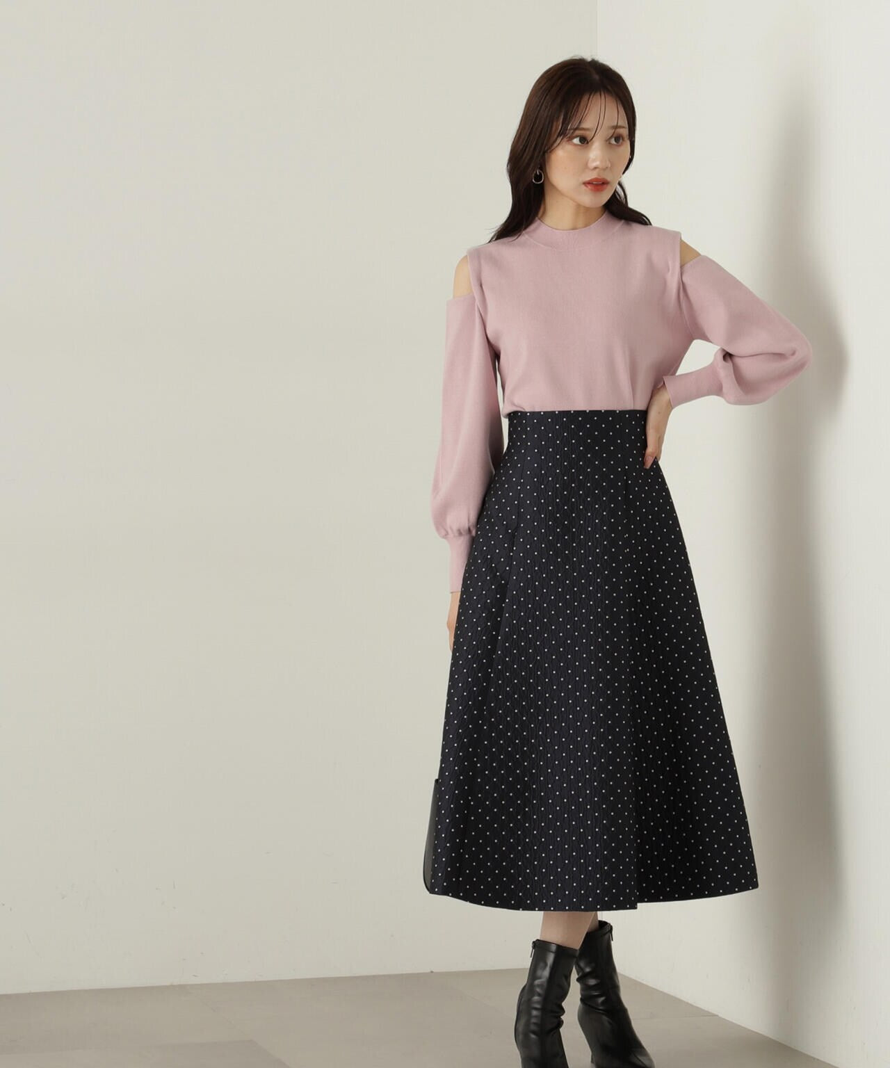 オープンショルダーニット | PROPORTION BODY DRESSING