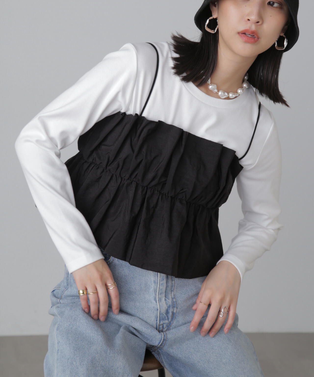 シャイニーキャミソールビスチェ | FREE'S MART（フリーズマート