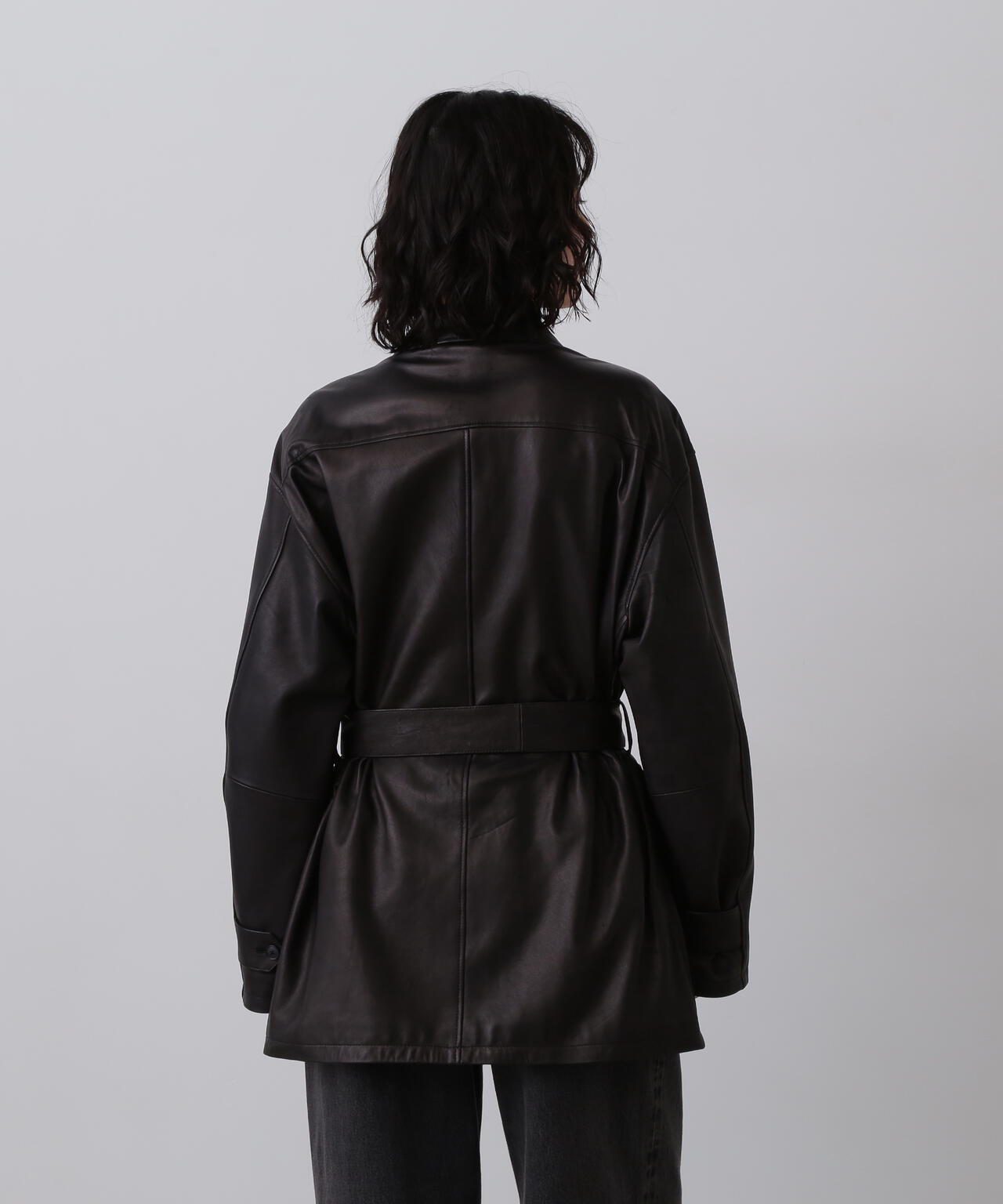 YLEVE / SHEEP LEATHER COVERALL JACKET | YLÈVE（イレーヴ） ｜【公式