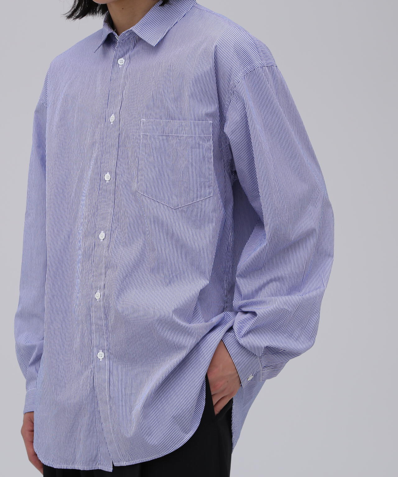 ATON / GIZA BROAD WASHED SHIRT | THE LIBRARY（ザ ライブラリー