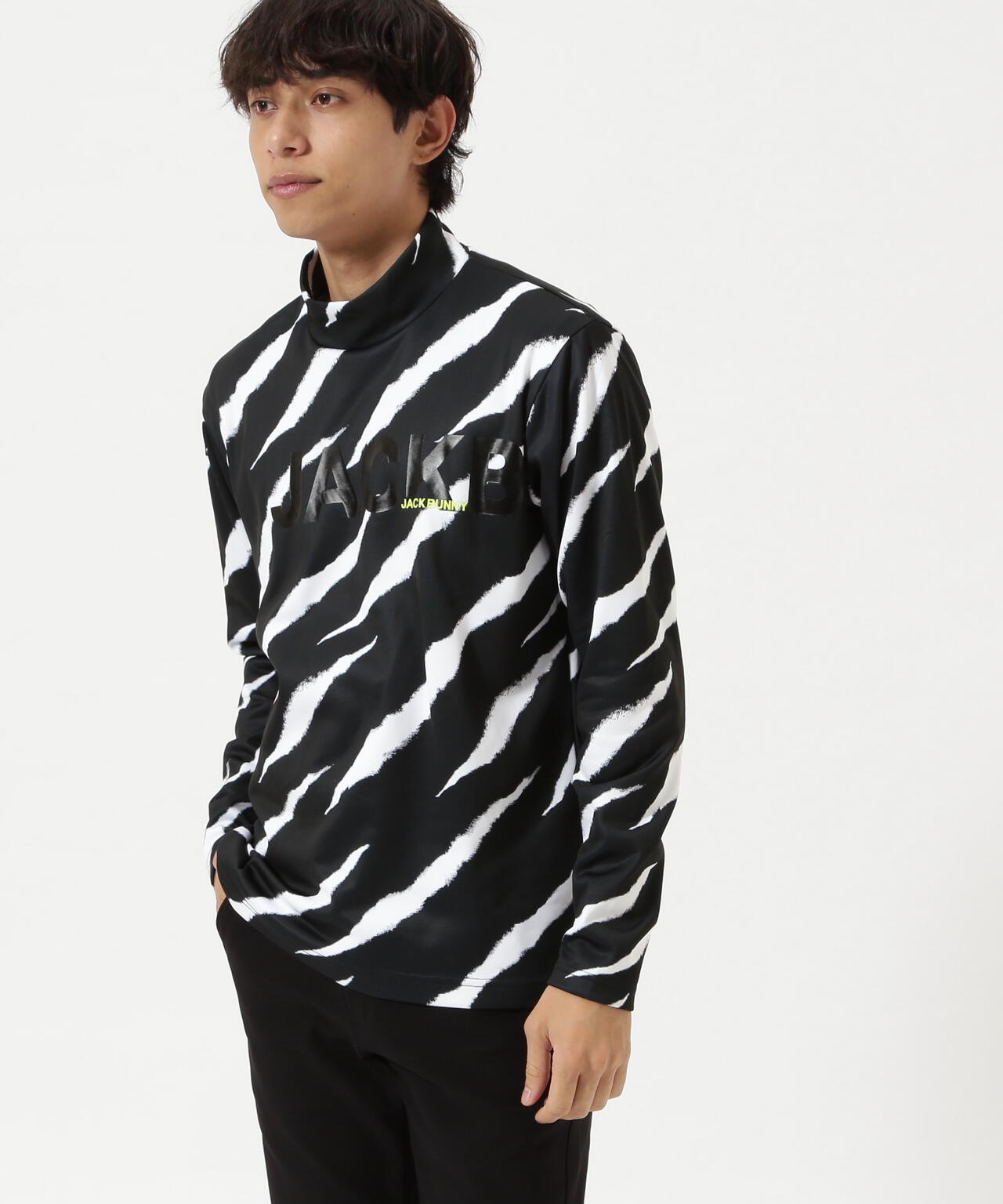 KARUISHI長袖モックネックカットソー | Jack Bunny!!（ジャックバニー
