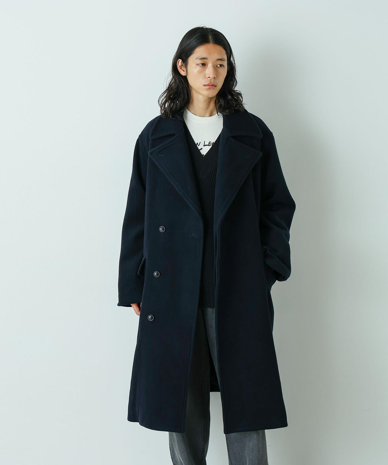 HOTEL PALACE」ウールカシミヤ ロングコート | NANO universe（ナノ