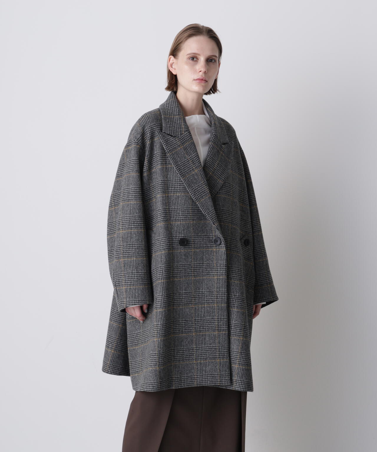 ウールチェックコート | hLM（エイチエルエム） ｜【公式】通販mix