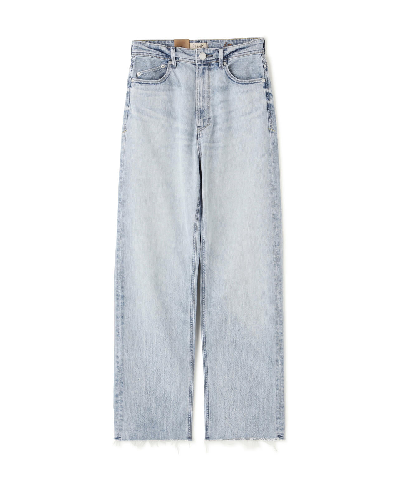 YANUK(ヤヌーク) LEA/ボーイズストレート/カットオフフロスト/COF | B