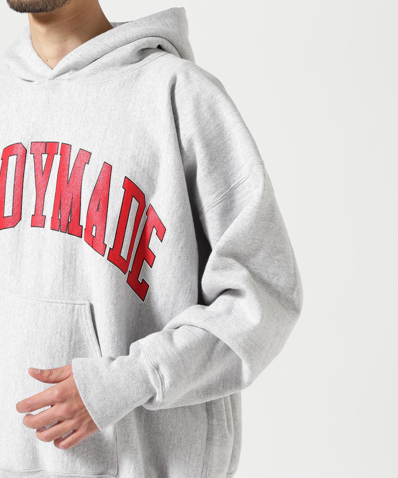 READYMADE/レディーメイド/HOODIE ARCH LOGO/GRAY | ROYAL FLASH