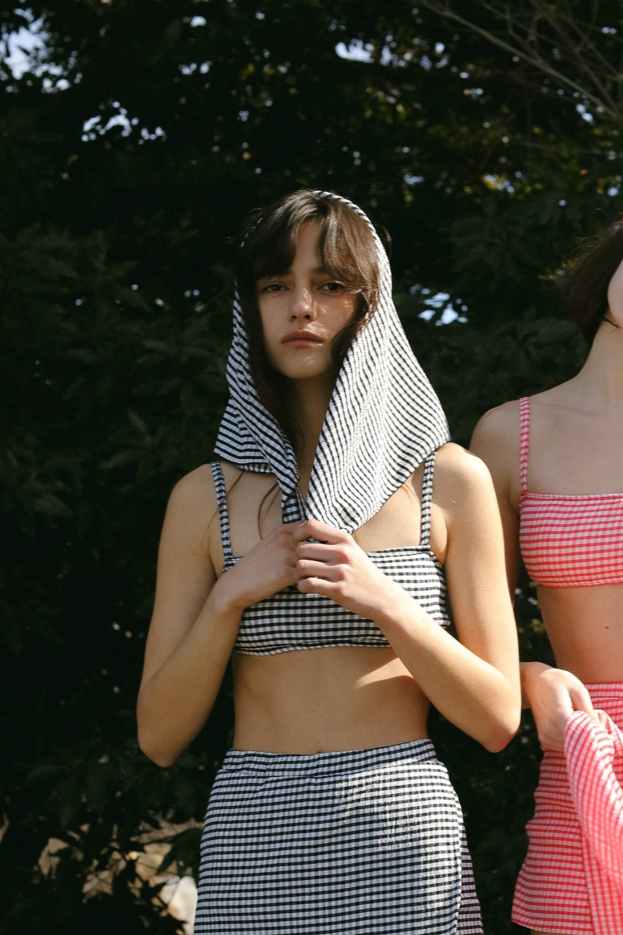 ギンガムチェック マルチスカーフ | MIZUASOBI 公式