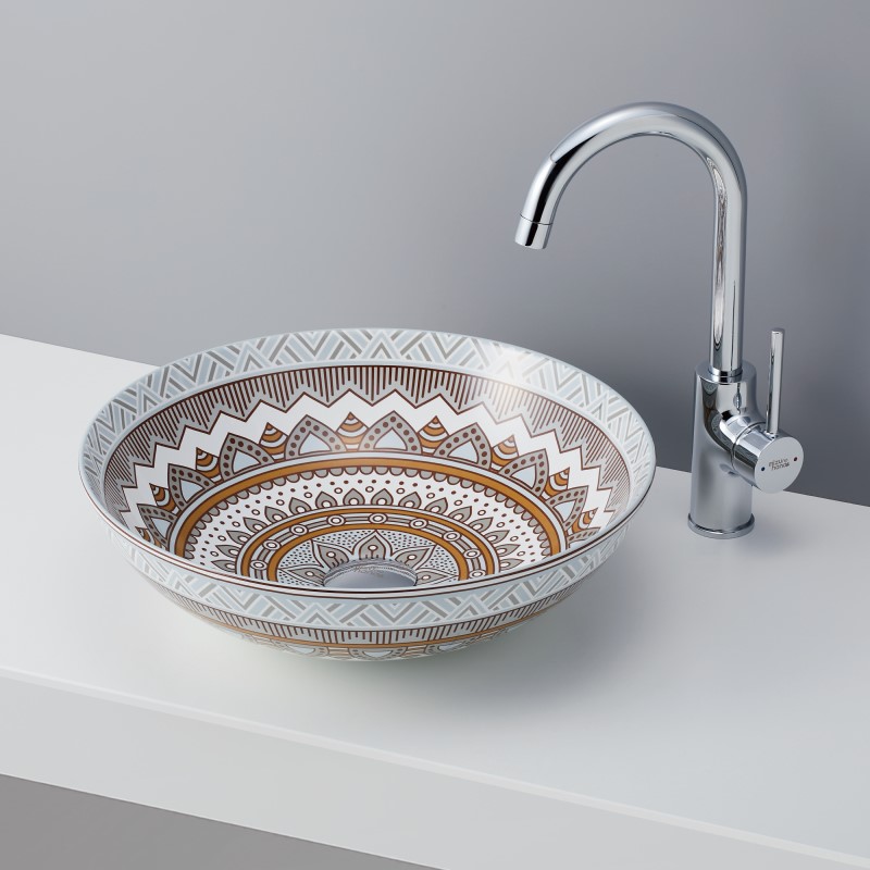 洗面ボウル デザイン-3 B272排水トラップ・排水金具セット｜おしゃれな