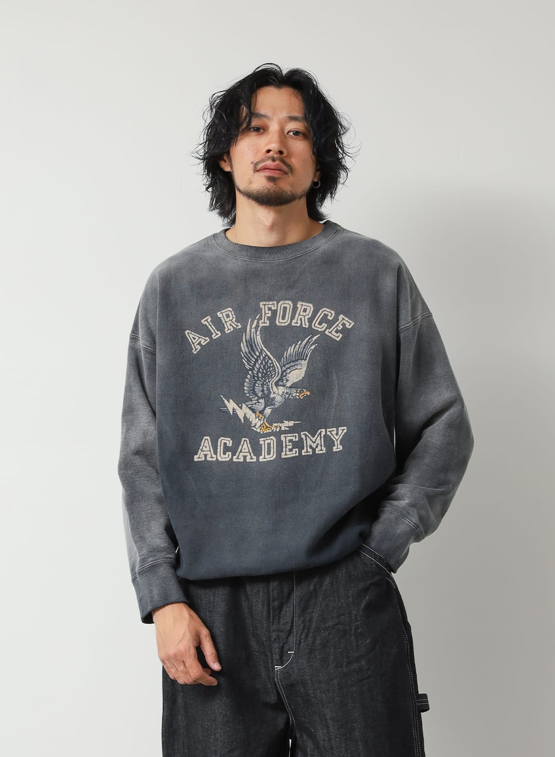 U.S. AIR FORCE EAGLE SWEATSHIRT AGED|U.S. エアフォース イーグル