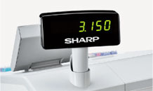 シャープ電子レジスター XE-A207W XE-A207B