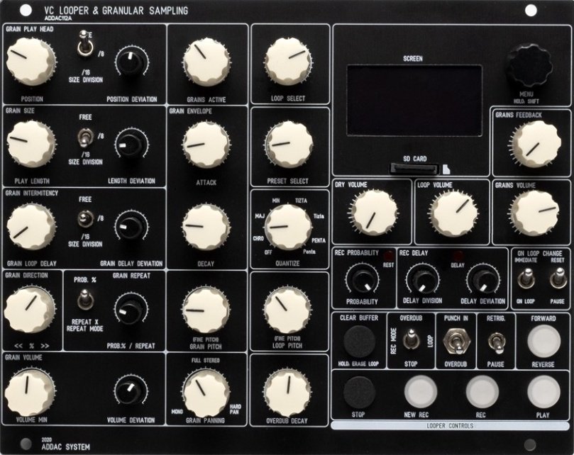 ADDAC System ADDAC112 Controls - Eurorack Module on ModularGrid