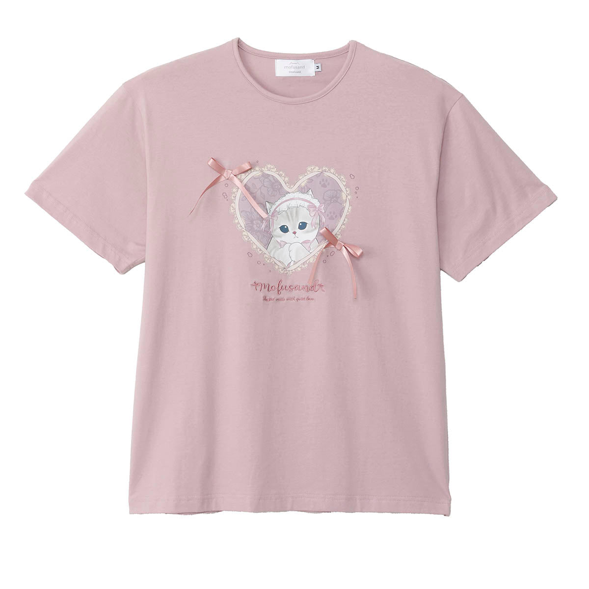 mofusand バレエコア Tシャツ ももりぼにゃん ピンク | mofusand