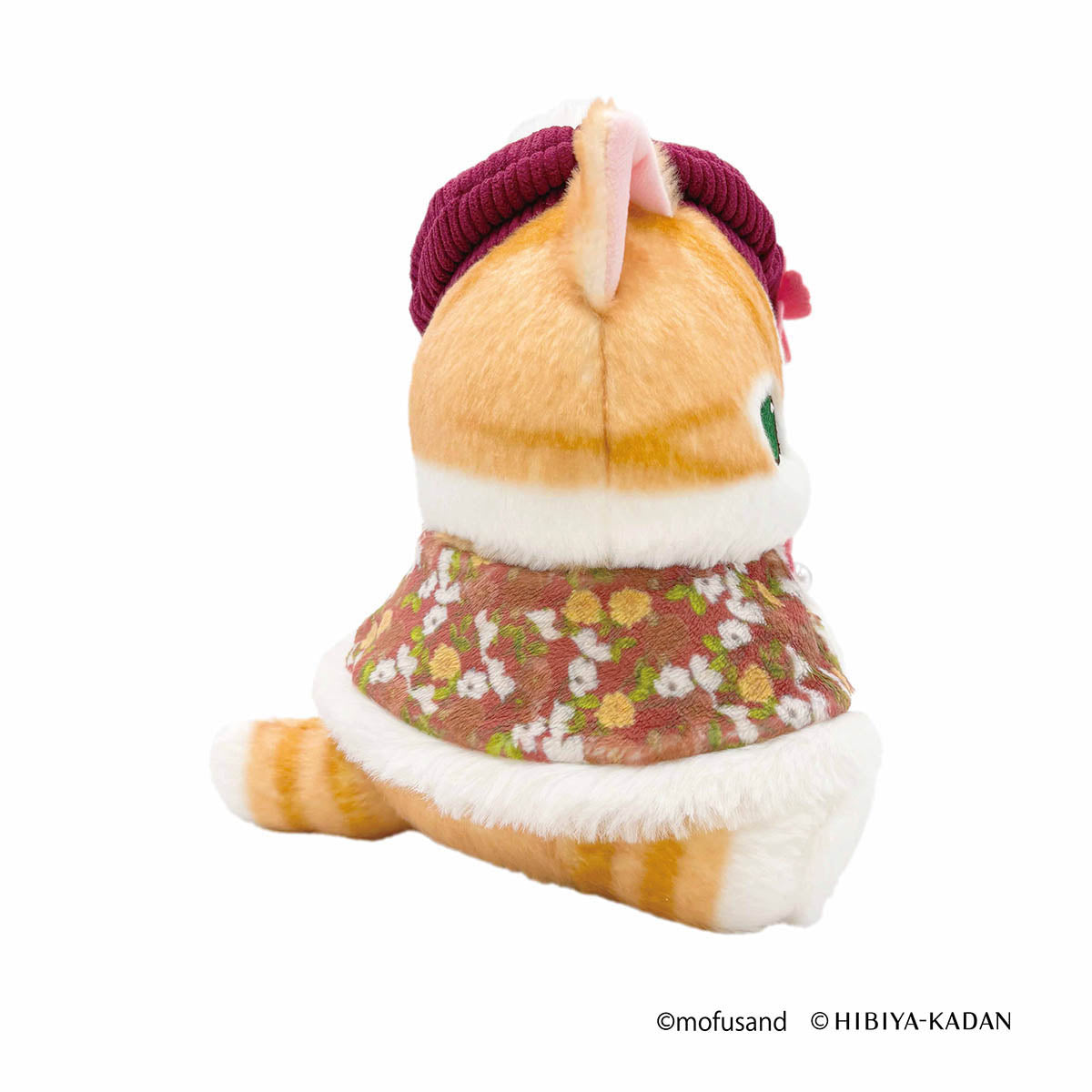 mofusand×日比谷花壇 ぬいぐるみ ケープにゃん(レッド) | mofusand