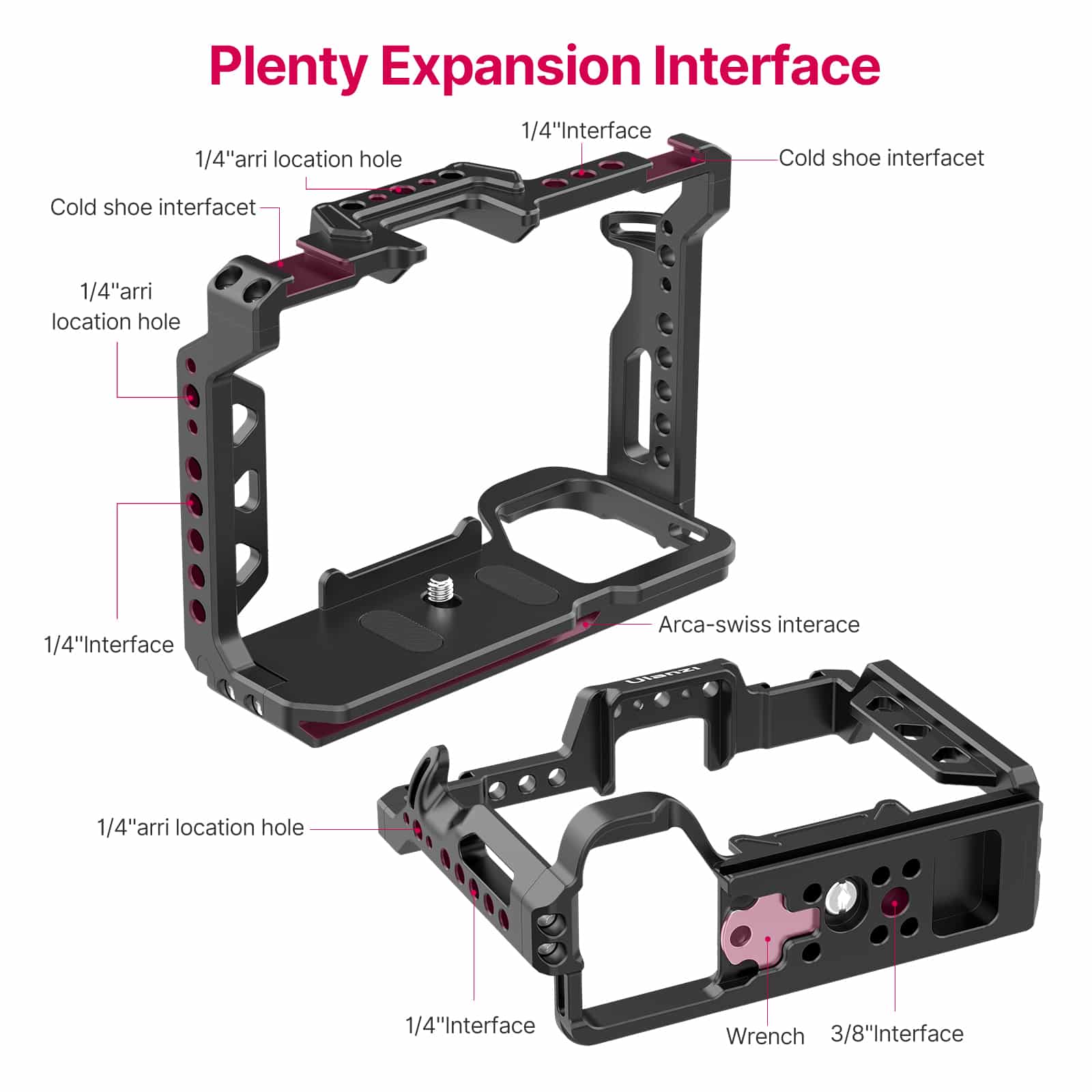 Ulanzi cage voor Sony A7 III, A7 Mark IV en A7R III | MOJOGEAR