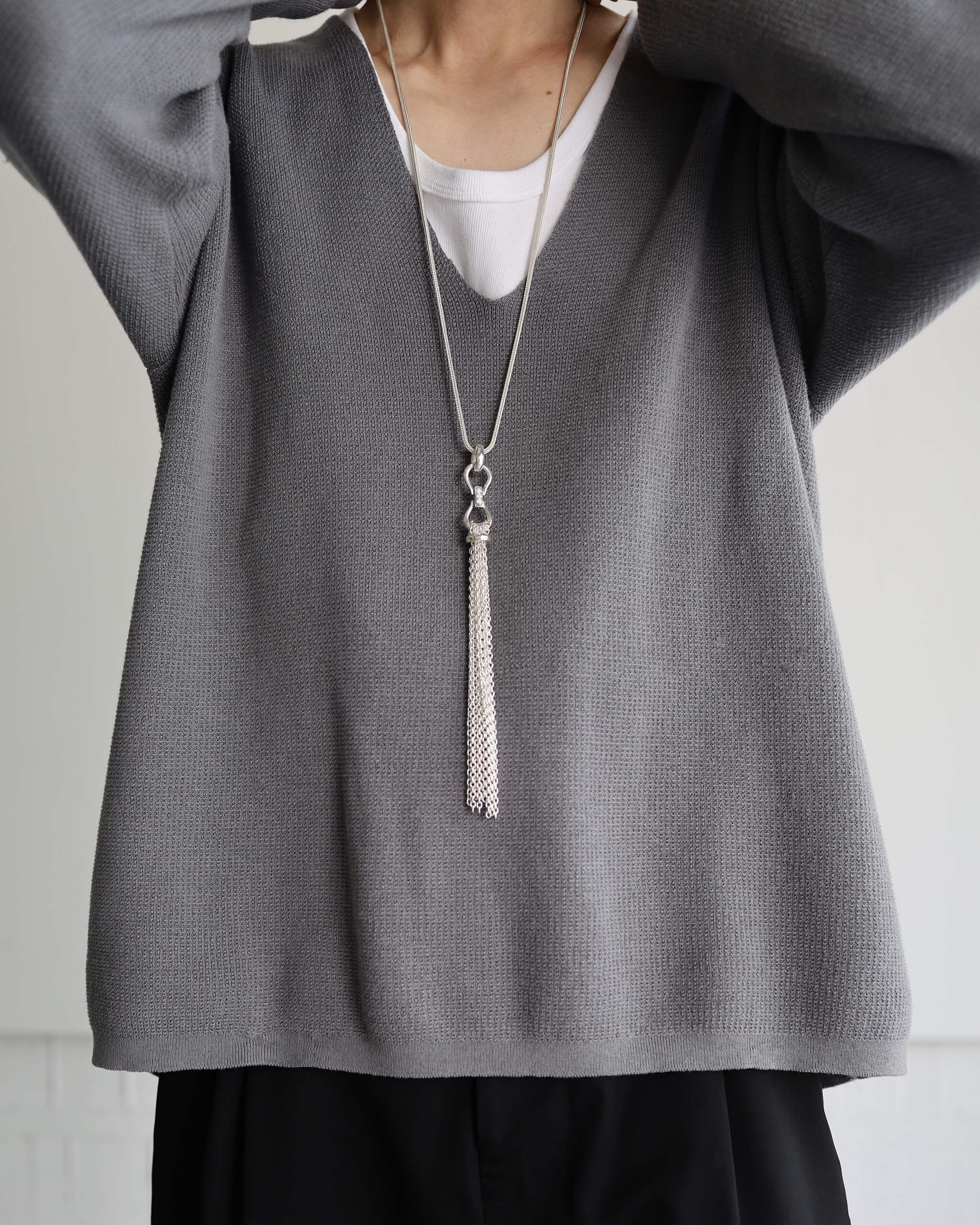 WAKAN SILVER SMITH Tassel necklace (L) [C-038] -MORLS-