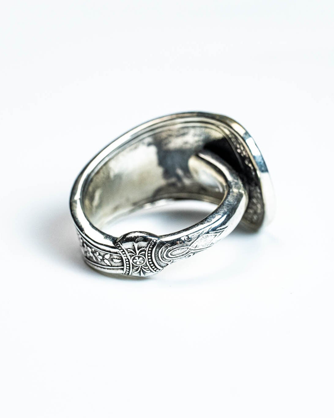 WAKAN SILVER SMITH Cutlery Butter Knife Ring (燻し仕上げ) [R-052