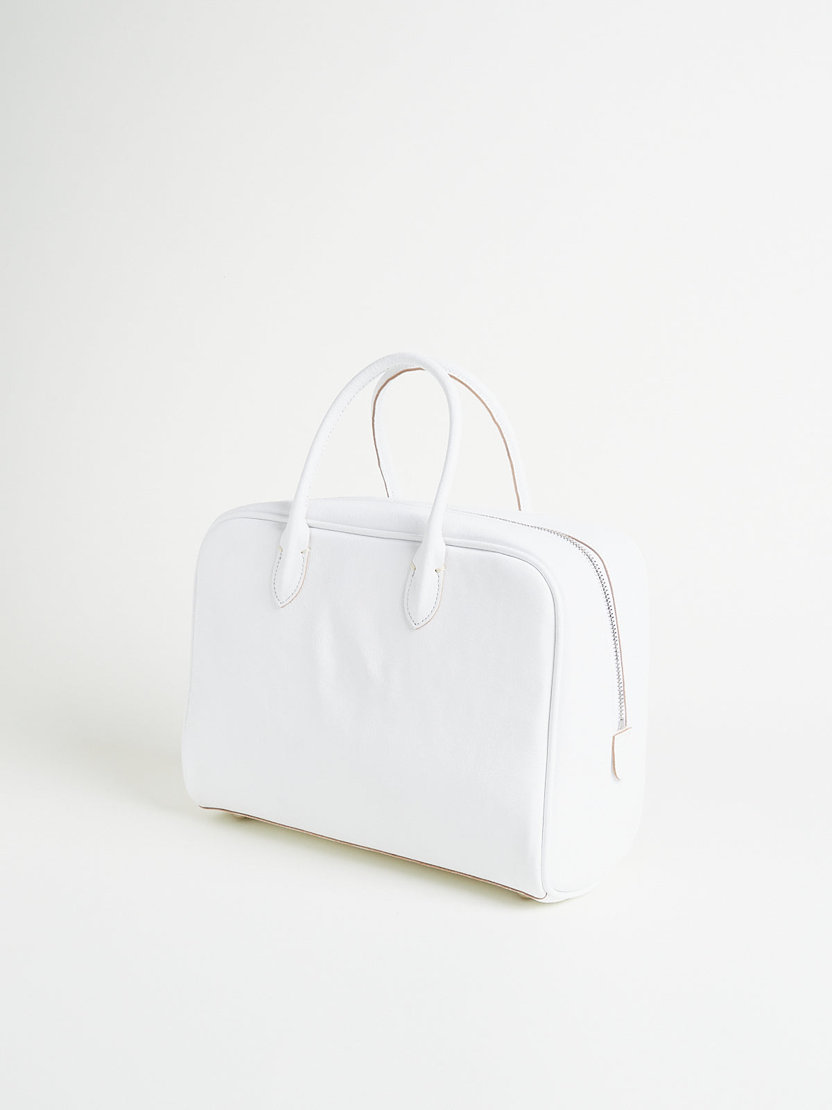Arts & Science - Short Handle Bowling Bag S in White – Mouki Mou