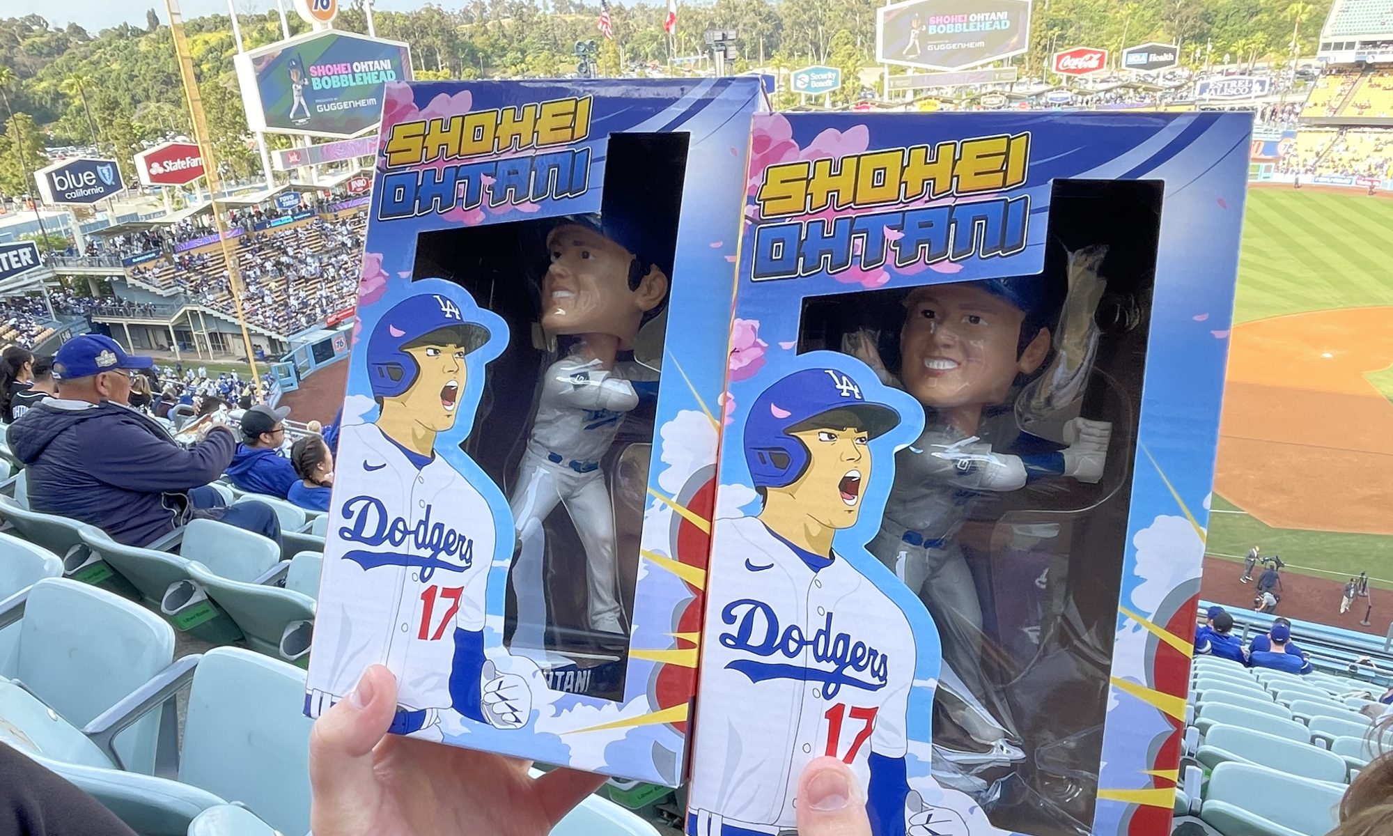 大谷翔平選手のバブルヘッド人形配布デー レポ（2024年5月16日