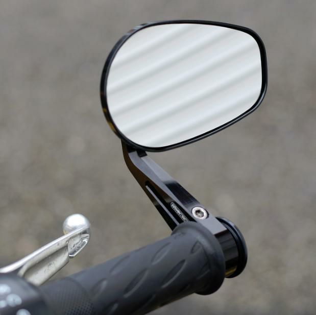 ボンネビル T100 T120 バーエンドミラー Urban ブラック Oberon