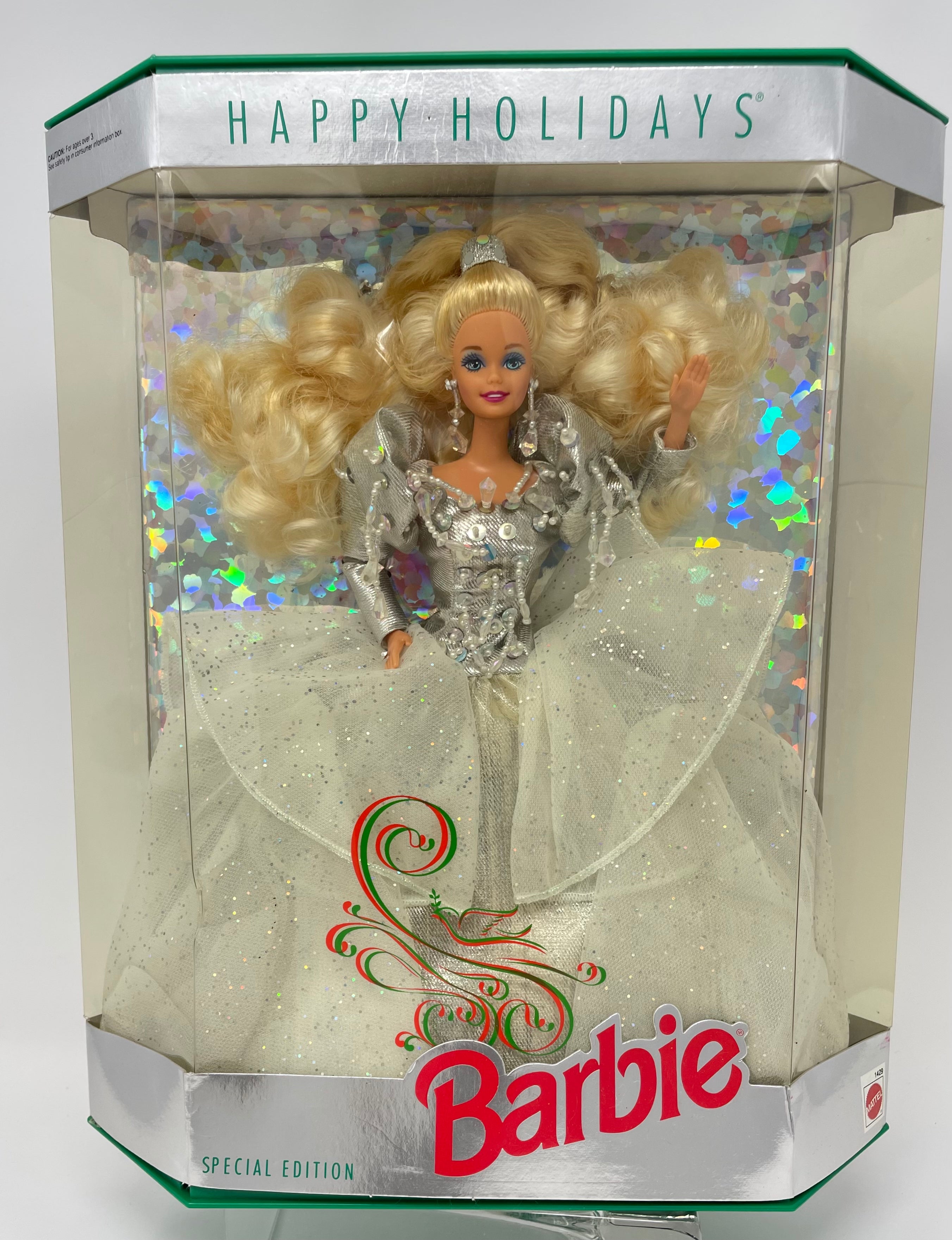 1992 HAPPY HOLIDAYS BARBIE - SPECIAL EDITION - #1429 - MATTEL