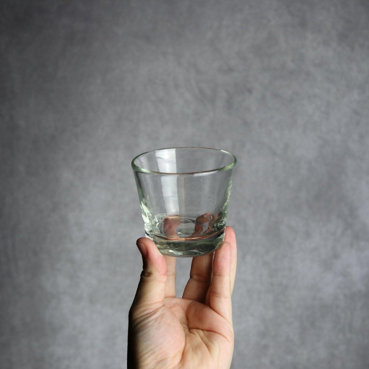 ノーマルグラス 小 クリア 琉球ガラス ガラス工房清天｜ガラス工房 清