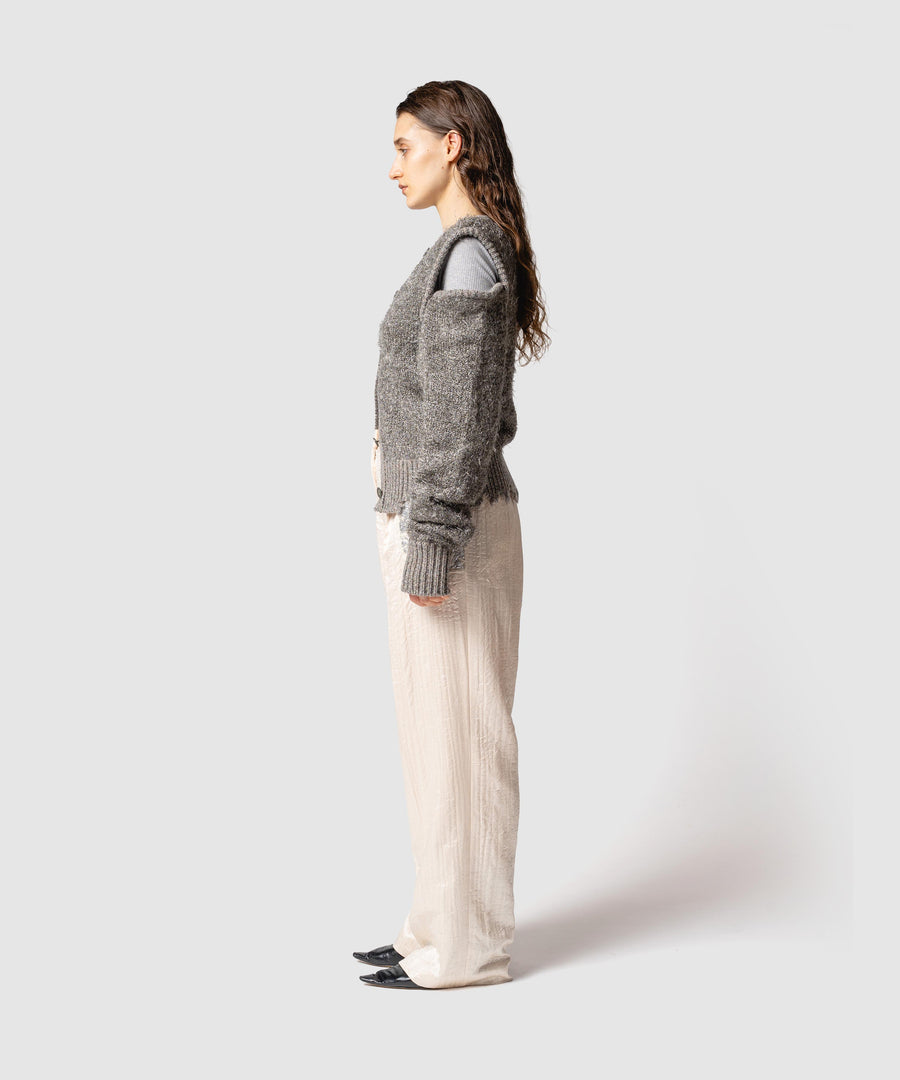 glitter knit cardigan｜muller of yoshiokubo(ミュラーオブヨシオクボ