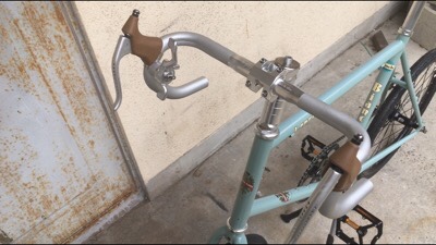 自転車 DIY】ビアンキ・ミニベロ7のドロップハンドルとブルックス