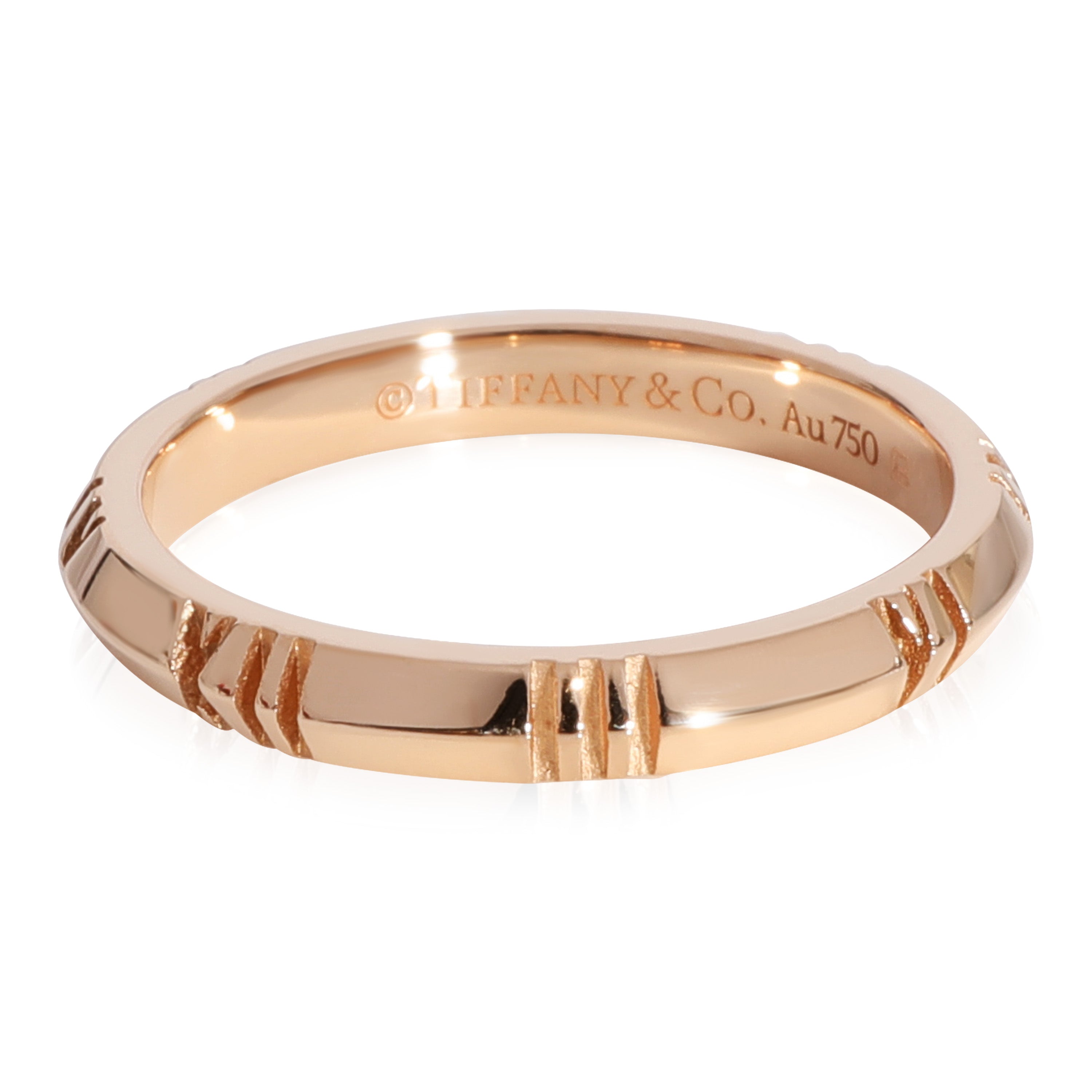 Tiffany & Co. Atlas X Closed Ring in 18k Rose Gold | myGemma