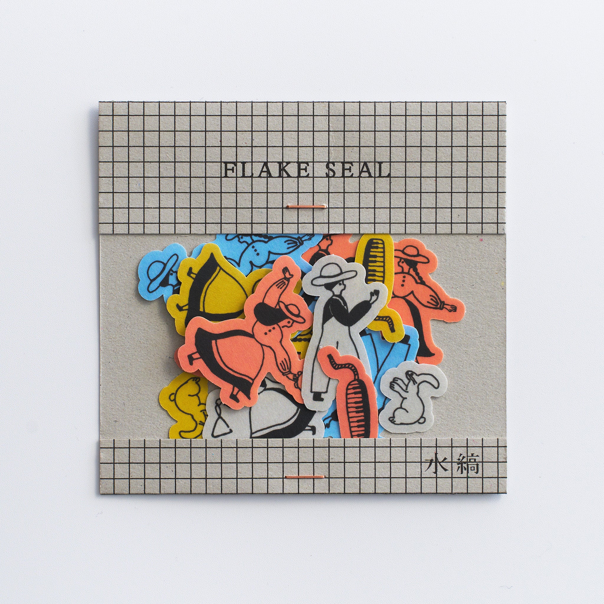 ネクタイ×水縞 フレークシール おどろうよ！