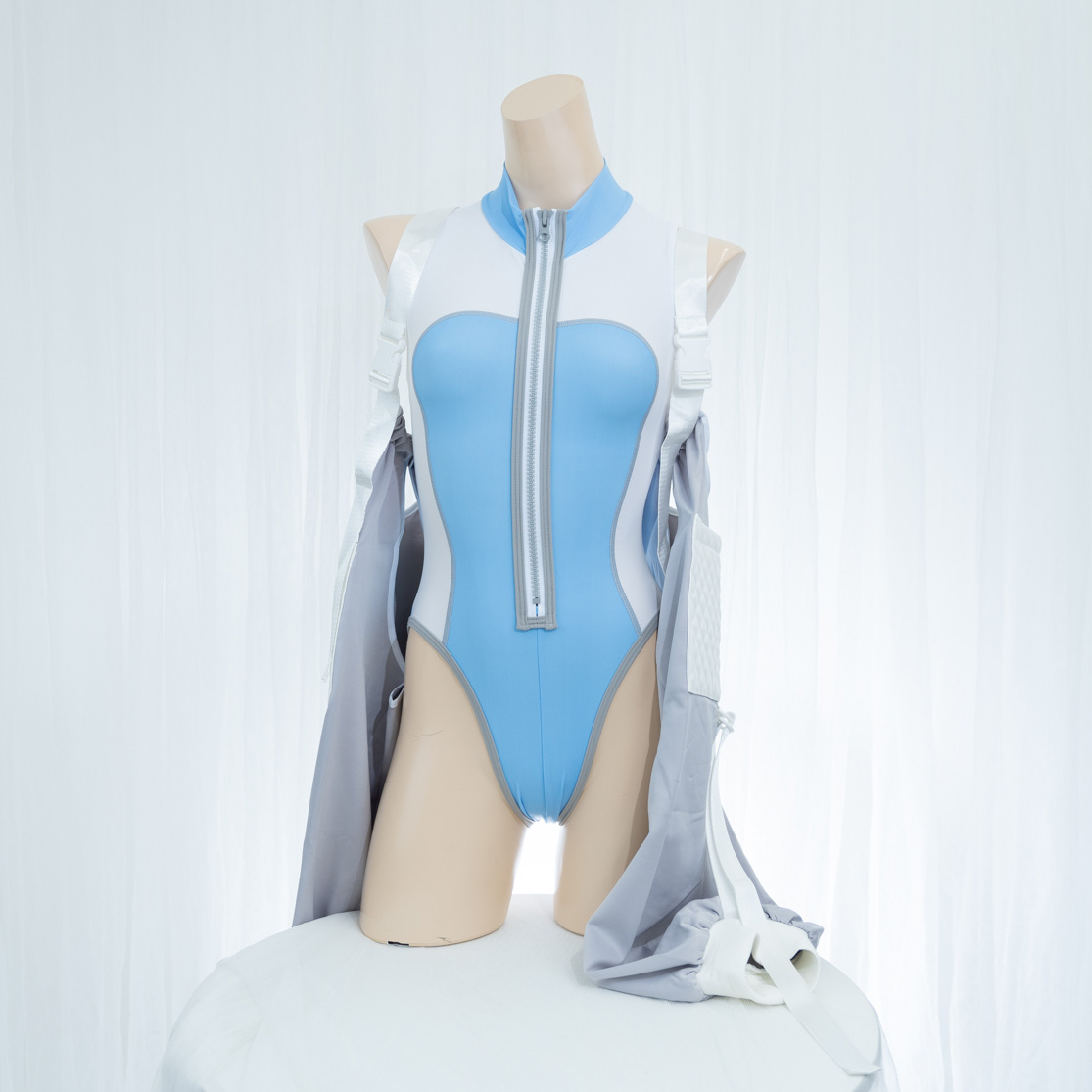 B0067 イルカ水着 ぶか袖セット/M企画｜NANIKIRU