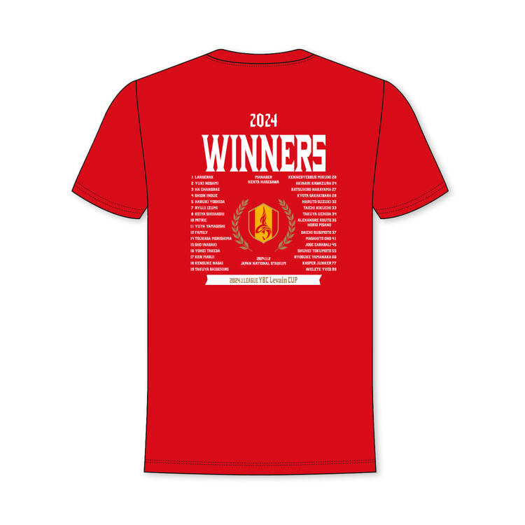 2024 JリーグYBCルヴァンカップ優勝記念グッズ第1弾 受注販売の