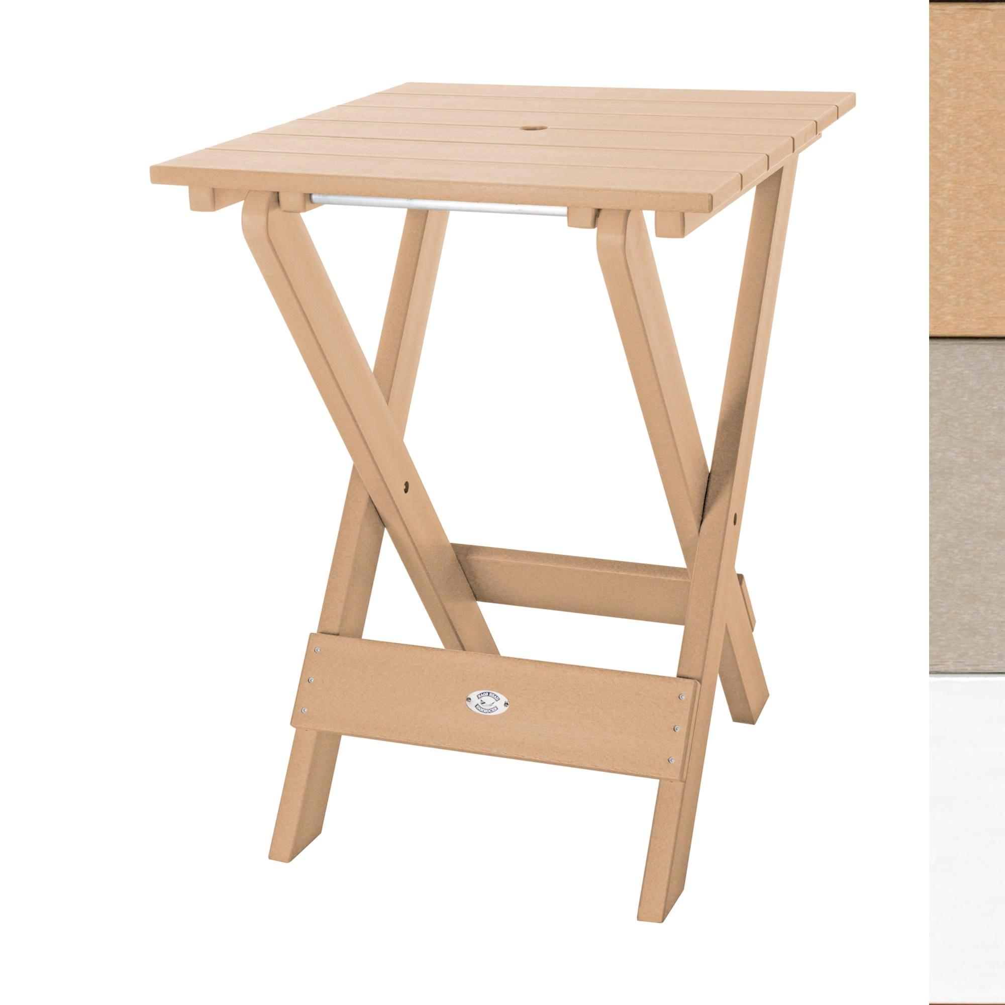 DURAWOOD® Poly Folding Bar Table | NHDWFBT | Nags Head Hammocks