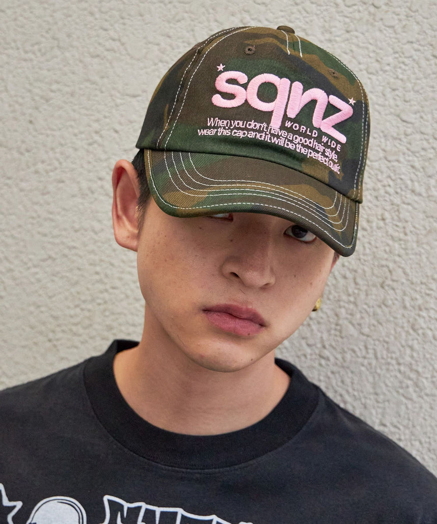 SEQUENZ（シークエンズ）】sqnz logo cap / ロゴ ベースボール