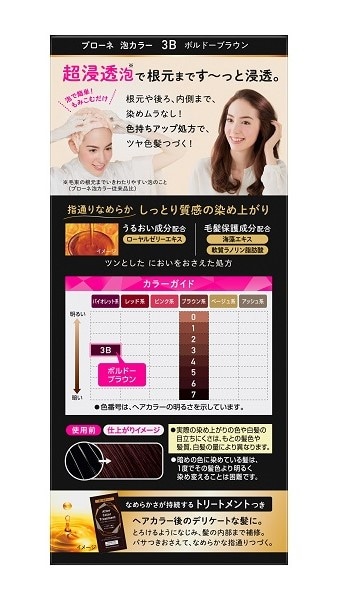 ブローネ泡カラー 3B ボルドーブラウン(3B): ビューティーケア