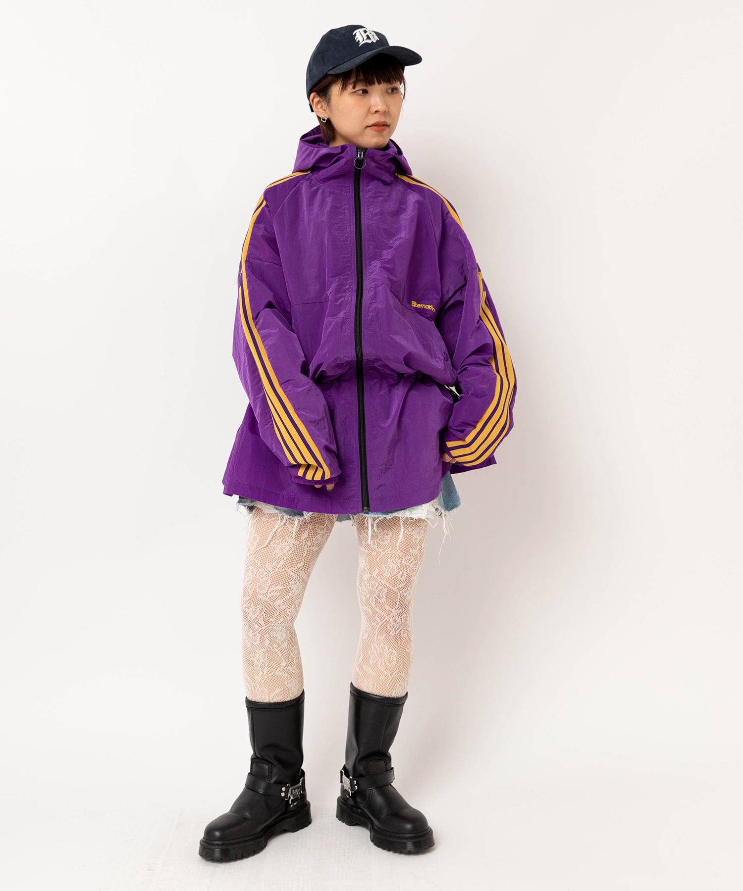 J2177 トラックハーフジャケットコート(M グレー): アウター - RNA