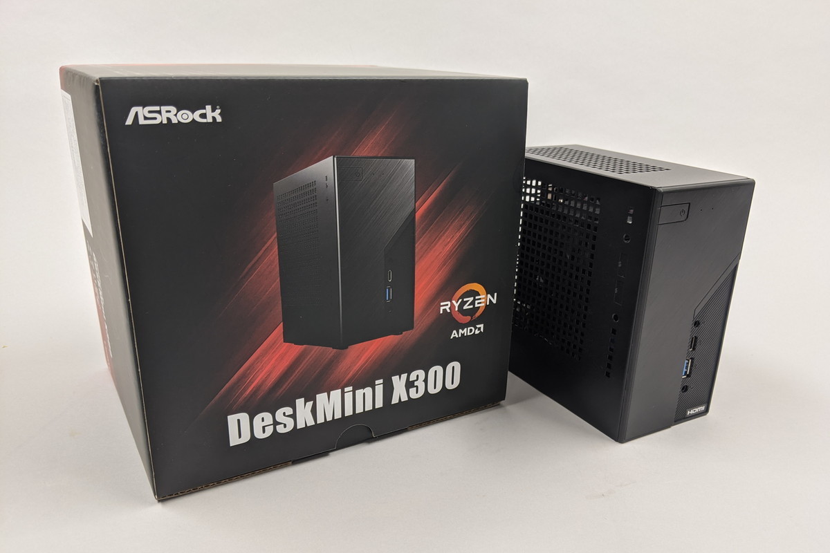 デスクトップ版Renoir搭載小型マシンの大本命 ASRock「DeskMini X300