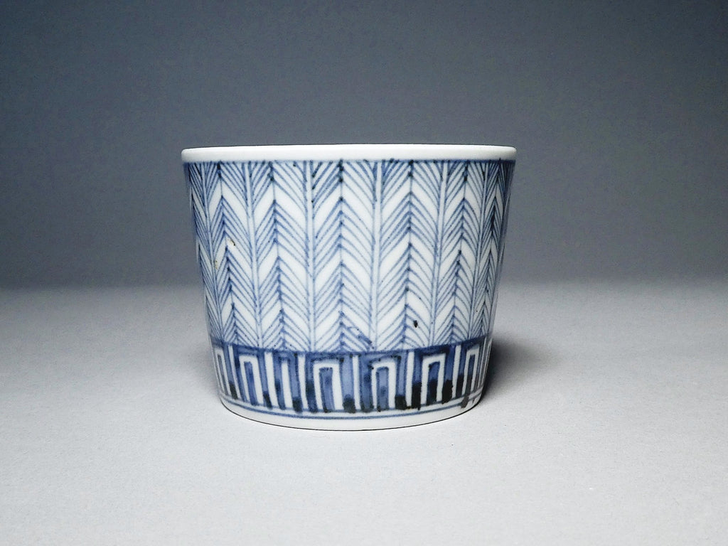 古伊万里 そば猪口 矢羽紋大振蕎麦猪口 – n3curio