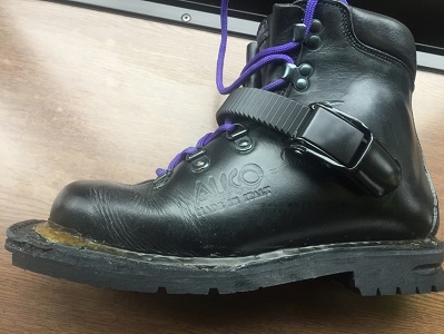 革テレマークブーツのソール＆アイガメ修理 | テレマークスキー