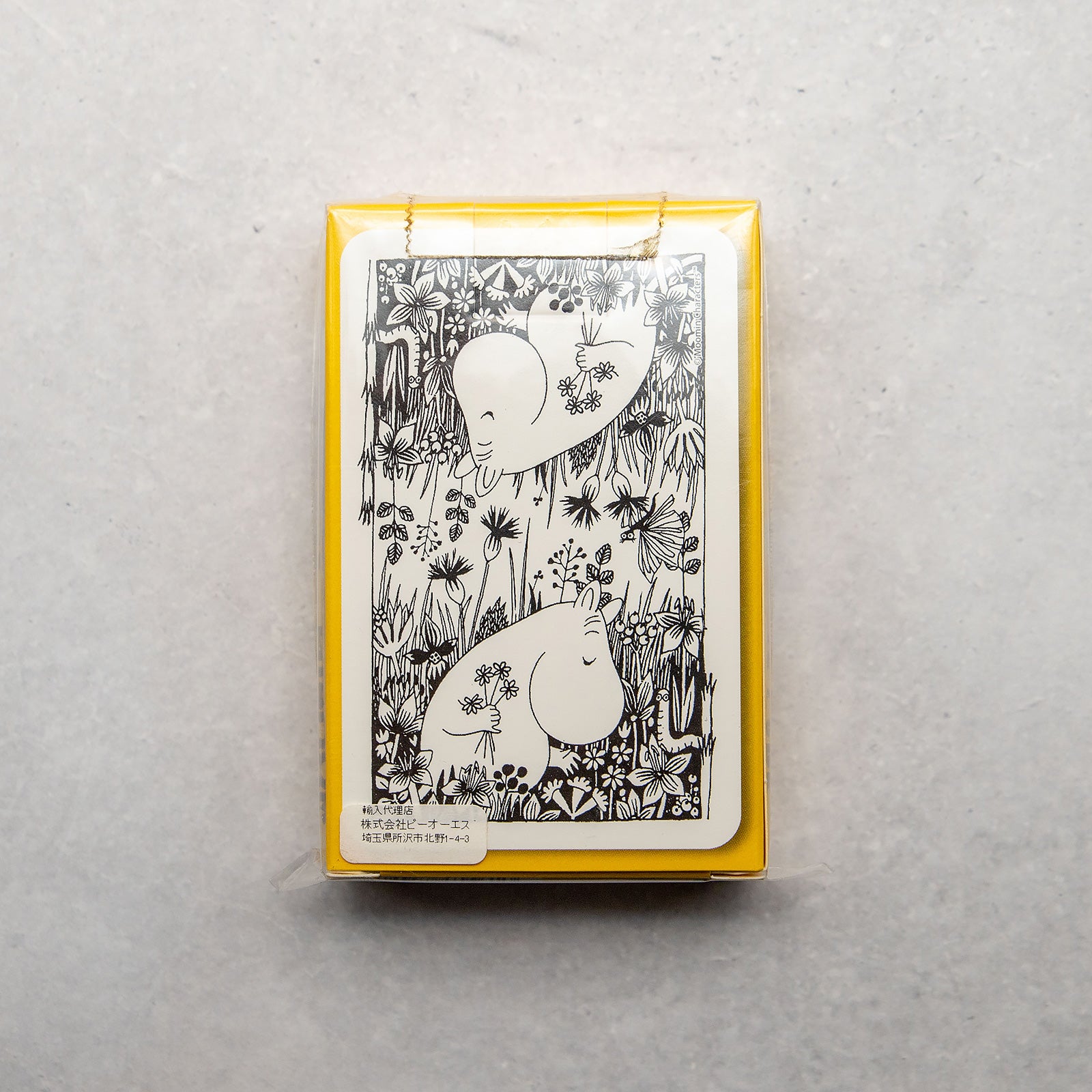 Moomin/ムーミン ムーミン トランプ イエロー – ニコノマニマニ雑貨店