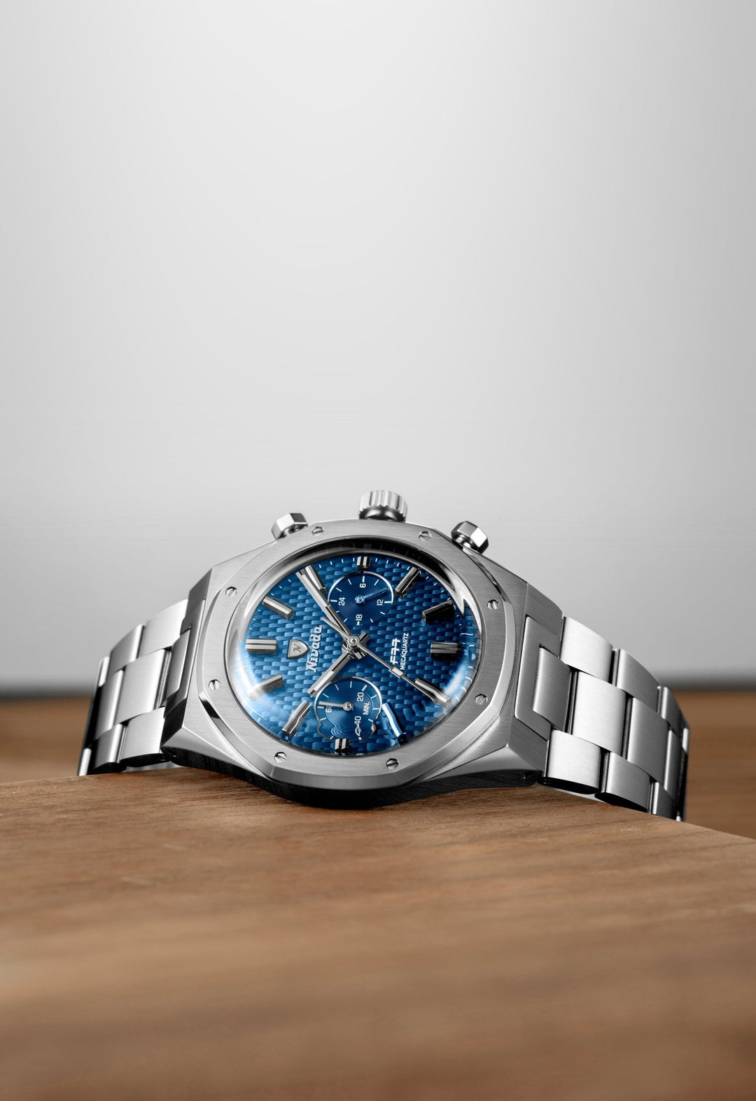 F77 SST CHRONO MECAQUARTZ BLUE MK2 - 38MM – Nivada Grenchen
